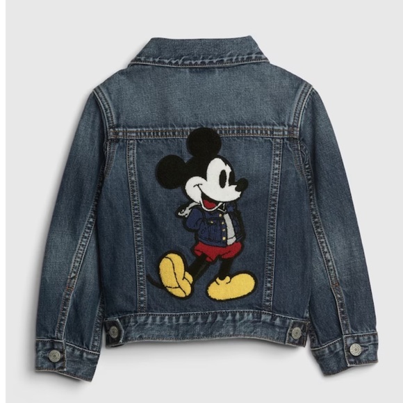 babyGap | Disney Mickey Mouse Icon Denim Jacket 18-24 months - Picture 2 of 6